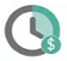 Reloj analógico giratorio