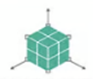 3D Cube con flechas